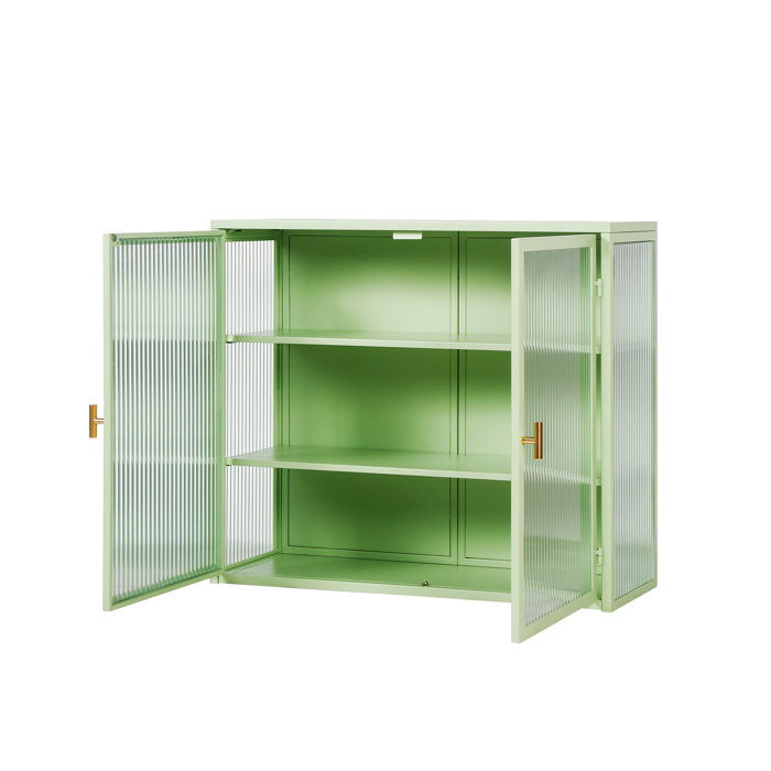 Lipoton 2Glass Doors Wall Bathroom Wall Mounted